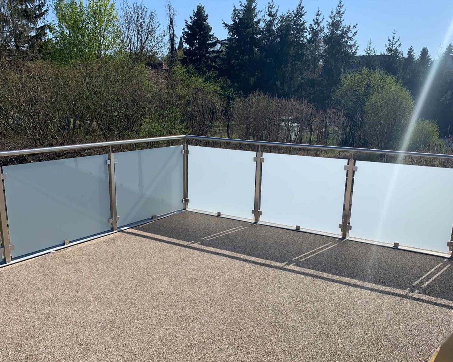 VSG Sicherheitsglas satiniert