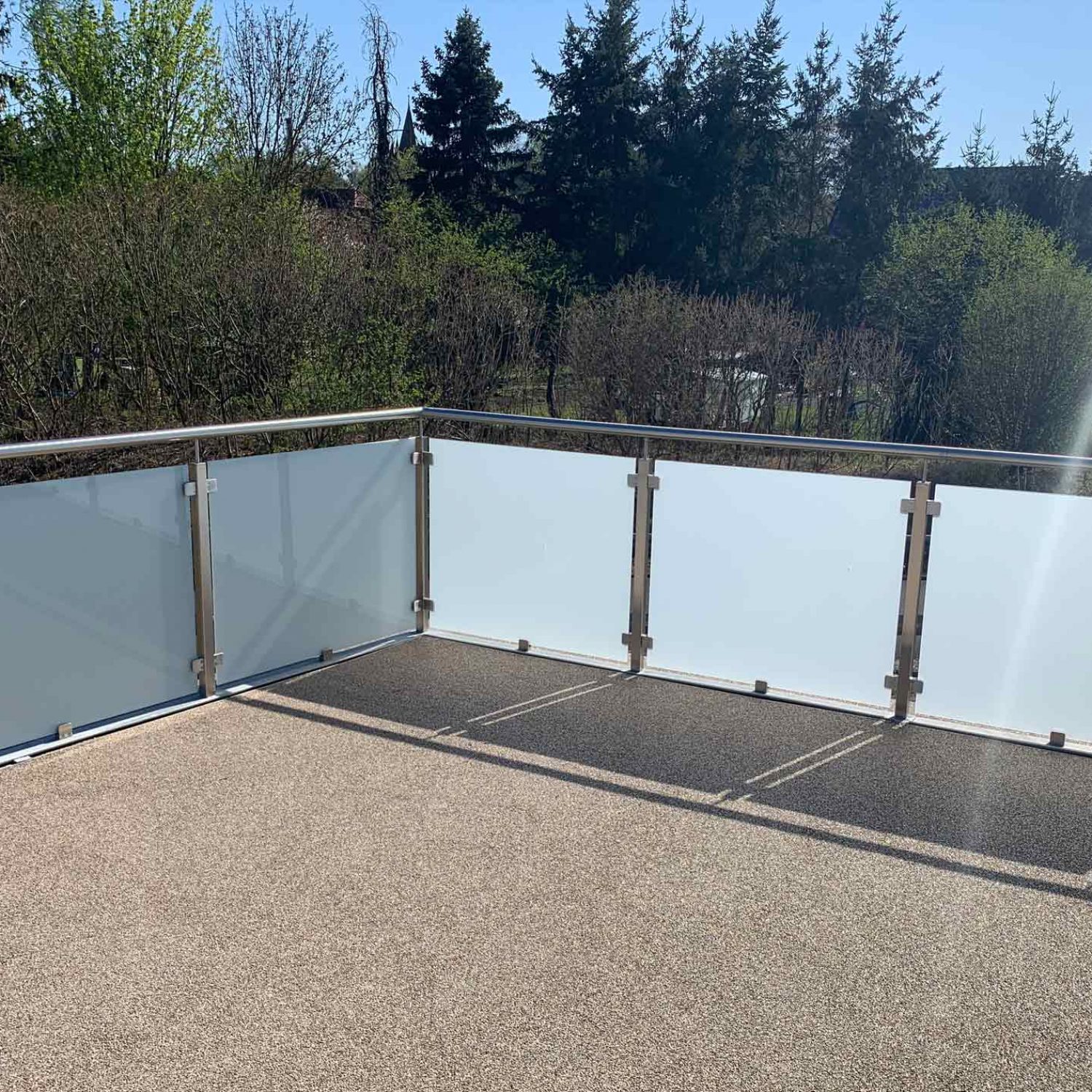 VSG Sicherheitsglas satiniert