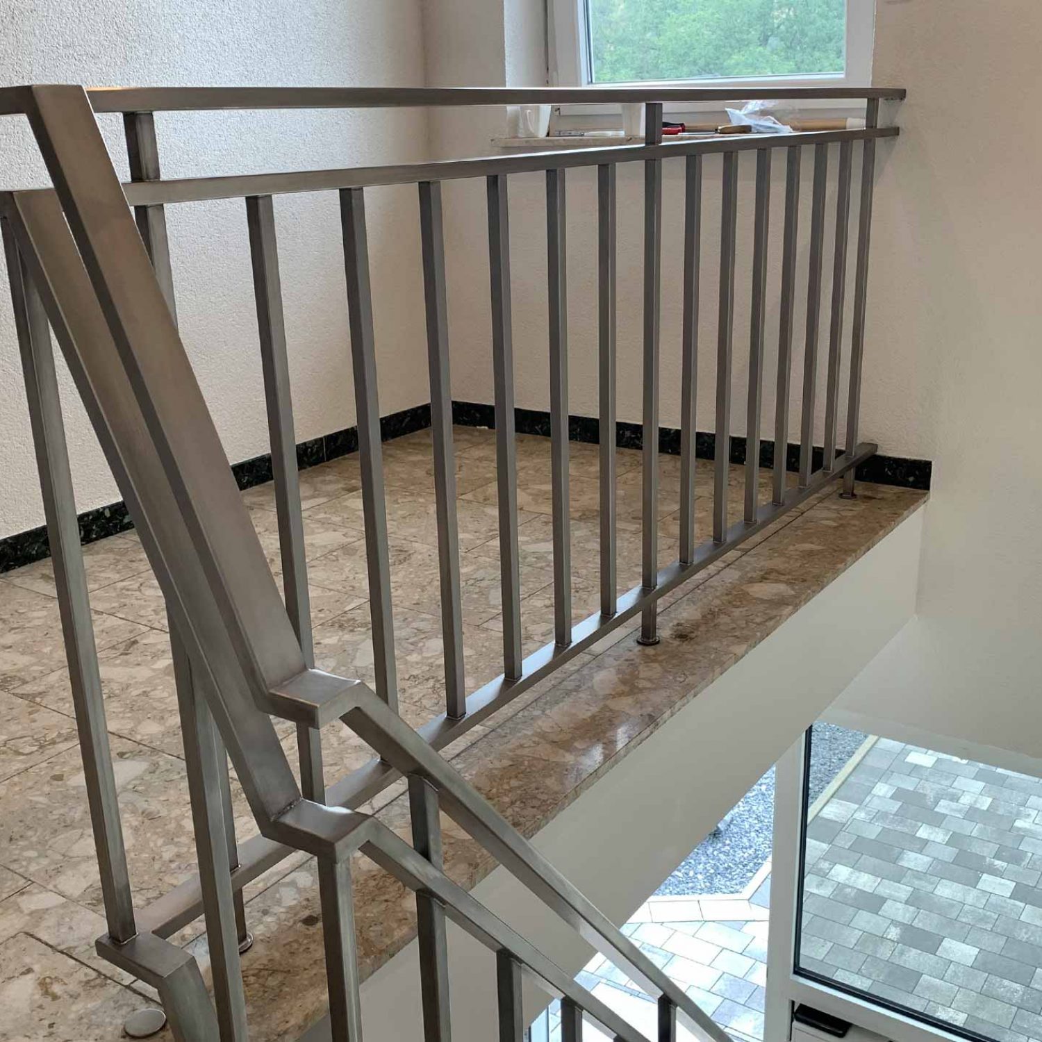 Edelstahl Treppengeländer 