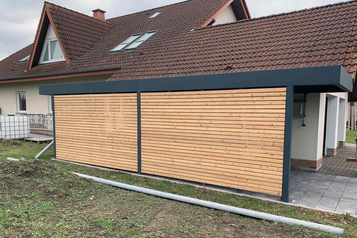 Carport Stahlkonstruktion