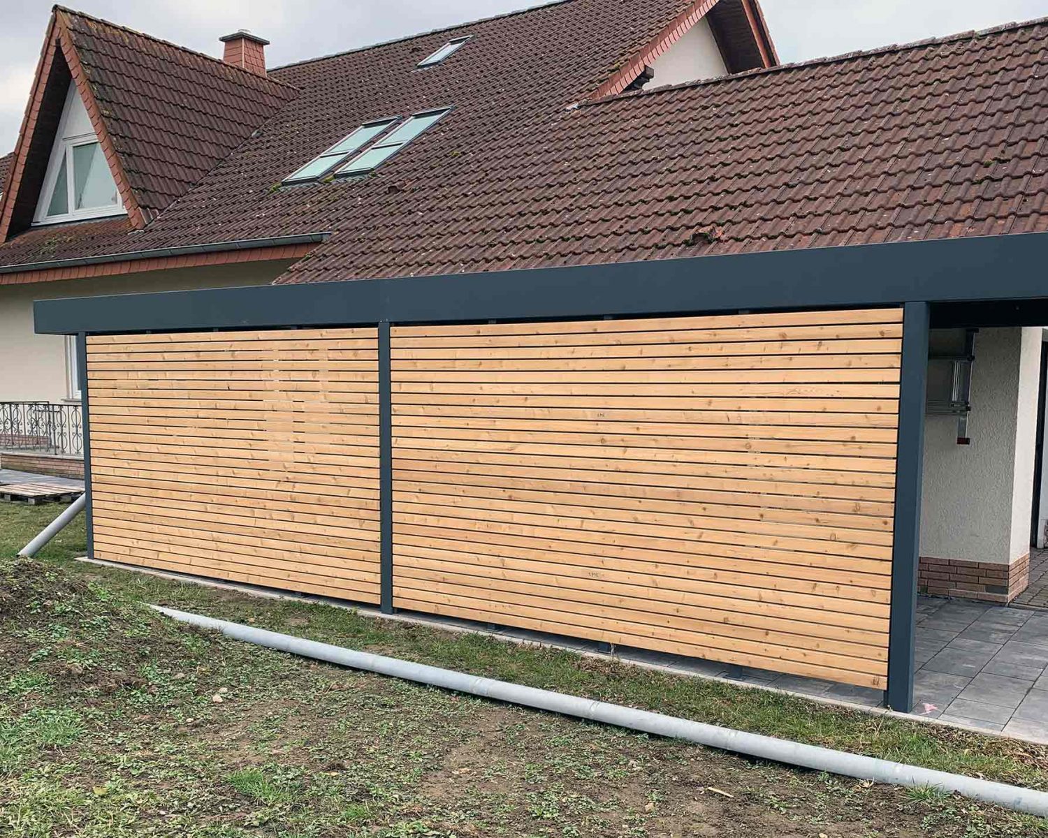 Carport Stahlkonstruktion