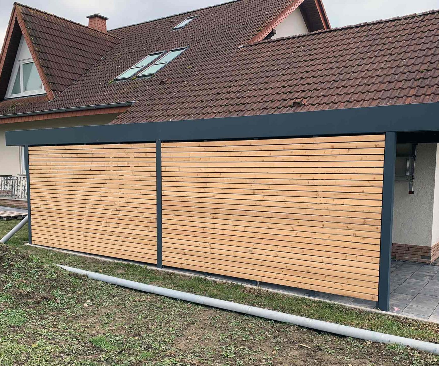 Carport Stahlkonstruktion