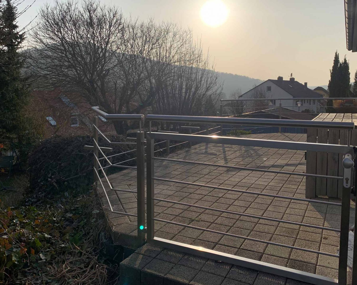 Terrassengeländer Edelstahl 1