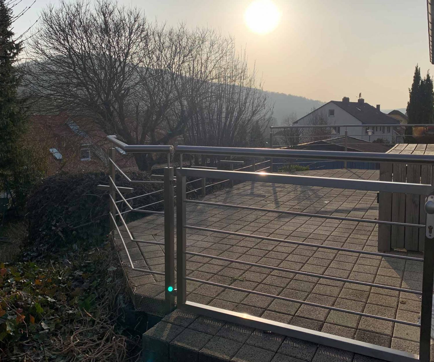 Terrassengeländer Edelstahl 1