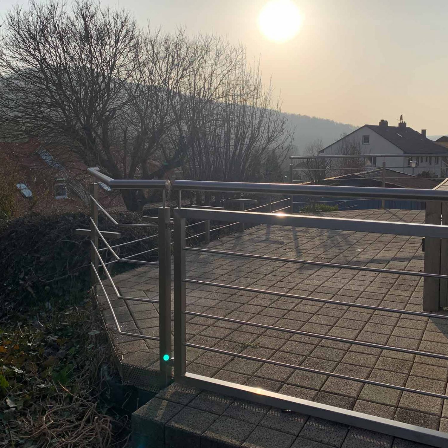 Terrassengeländer Edelstahl 1