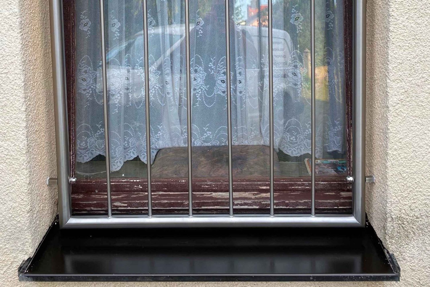 Fenstergitter aus Edelstahl