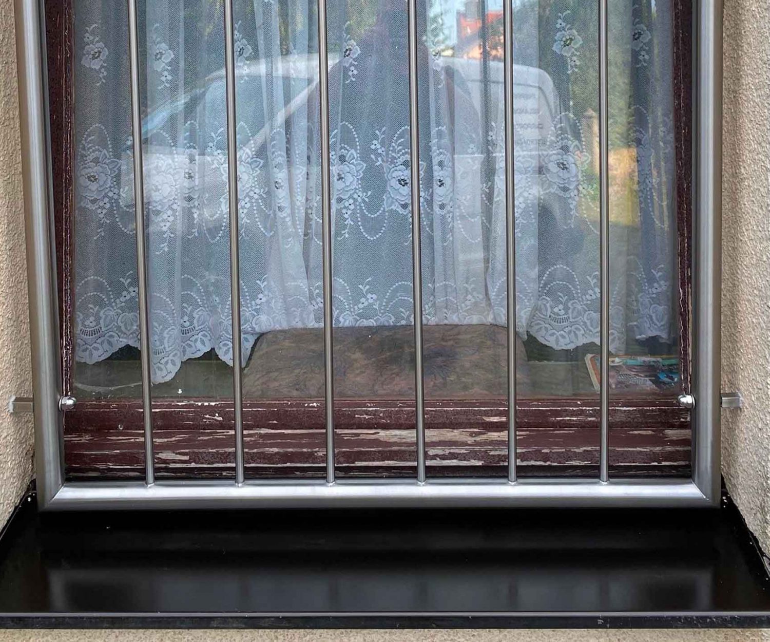 Fenstergitter aus Edelstahl